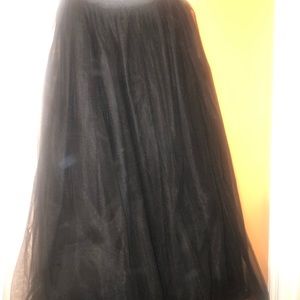 Maxi tulle skirt